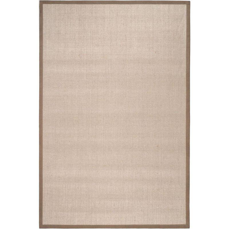Natural Fiber NF441 Power Loomed Indoor Area Rug - Taupe/Light Brown - 5'x8' - Safavieh