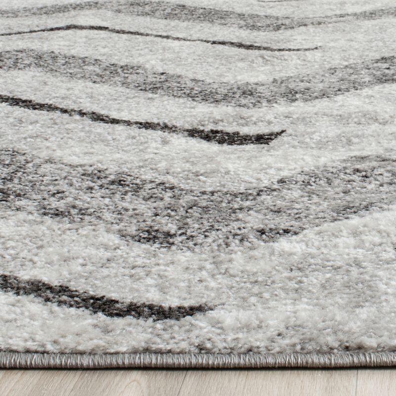 Adirondack ADR121 Power Loomed Area Rug - Silver/Charcoal - 8'x10' - Safavieh.