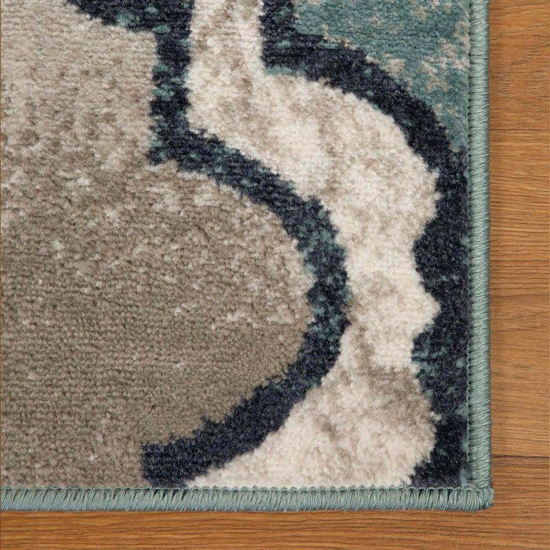 Contemporary Trellis Geometric Indoor Area Rug by Blue Nile Mills.