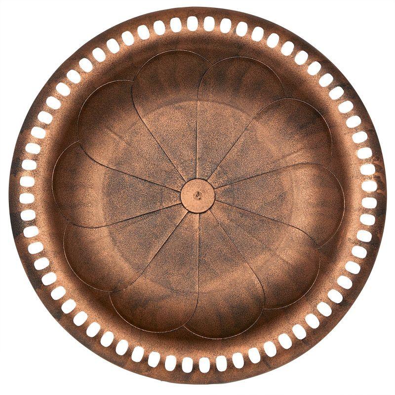 Alpine Pedestal Birdbath with Scrollwork Base and Stakes & Reviews | Wayfair