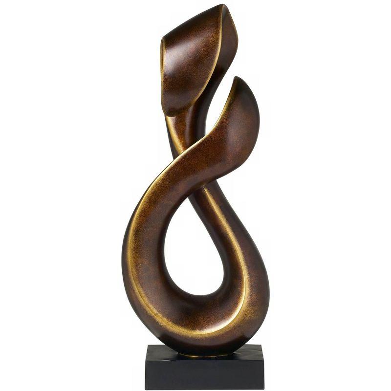 Studio 55D Open Infinity 25" High Gold Sculpture