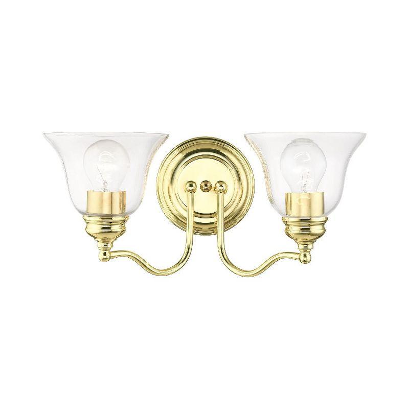 Livex Lighting Moreland 2 - Light Vanity in  Polished Brass