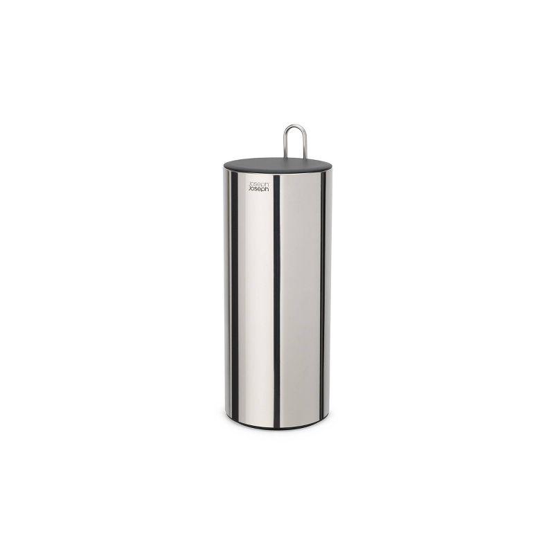 Joseph Joseph EasyStore Luxe Stainless Steel Toilet Roll Holder