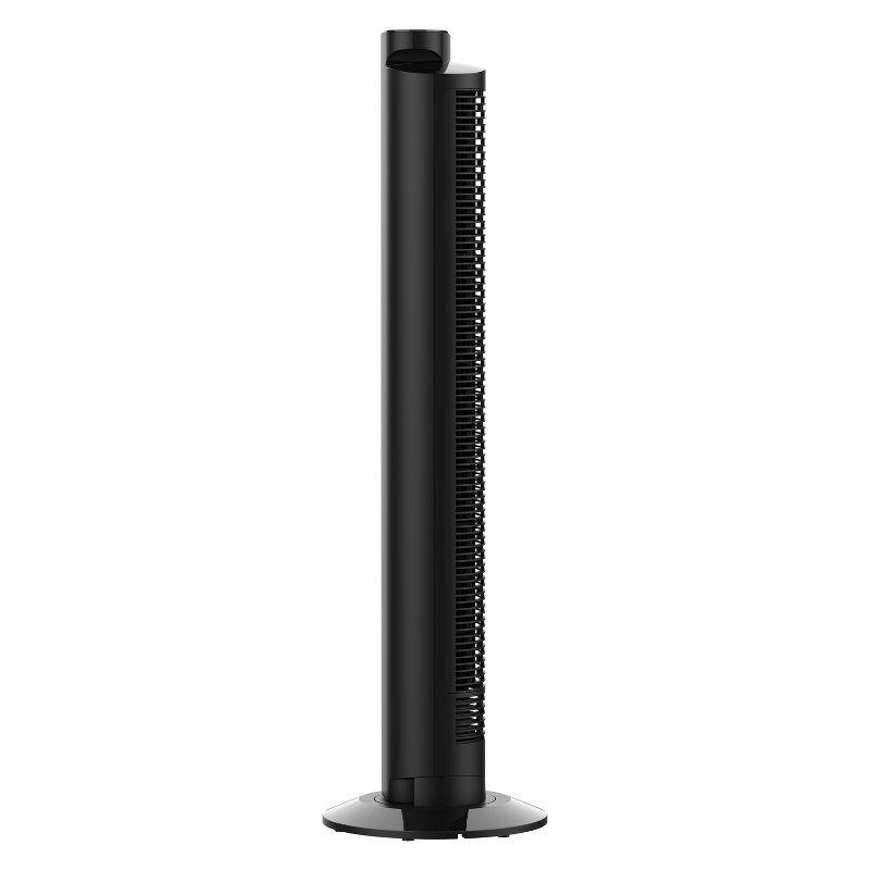 Vornado OZI42 42 in. 5-Speed Tower Fan in Black with Remote Control, Oscillation, and Timer