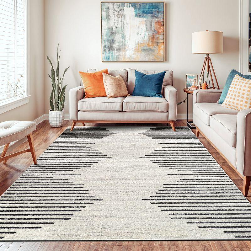 World Rug Gallery Bohemian Stripe Area Rug