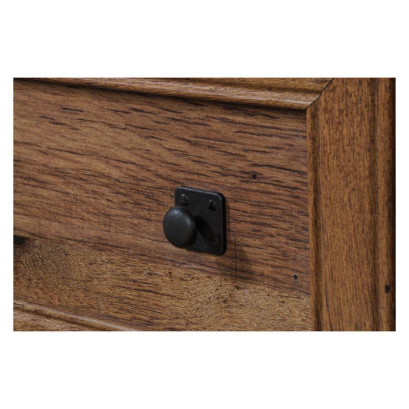 Sauder Palladia Dresser Vintage Oak: 6-Drawer Storage, Laminated Particle Board, Bedroom Organizer