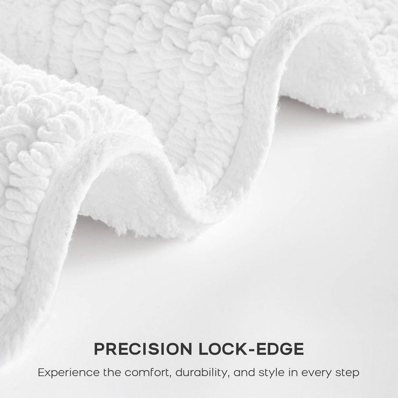 Madison Park Signature Splendor 100% Cotton Tufted 3000 GSM Reversible Bath Rug