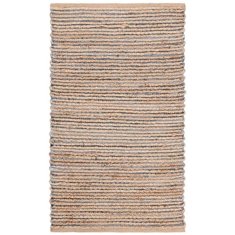 Chupp Hand Woven Jute, Denim Solid Color Rug
