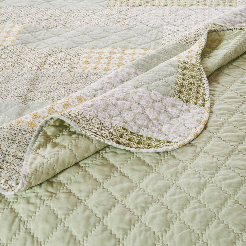 Barefoot Bungalow Juniper Modern Patchwork Print Quilt Set