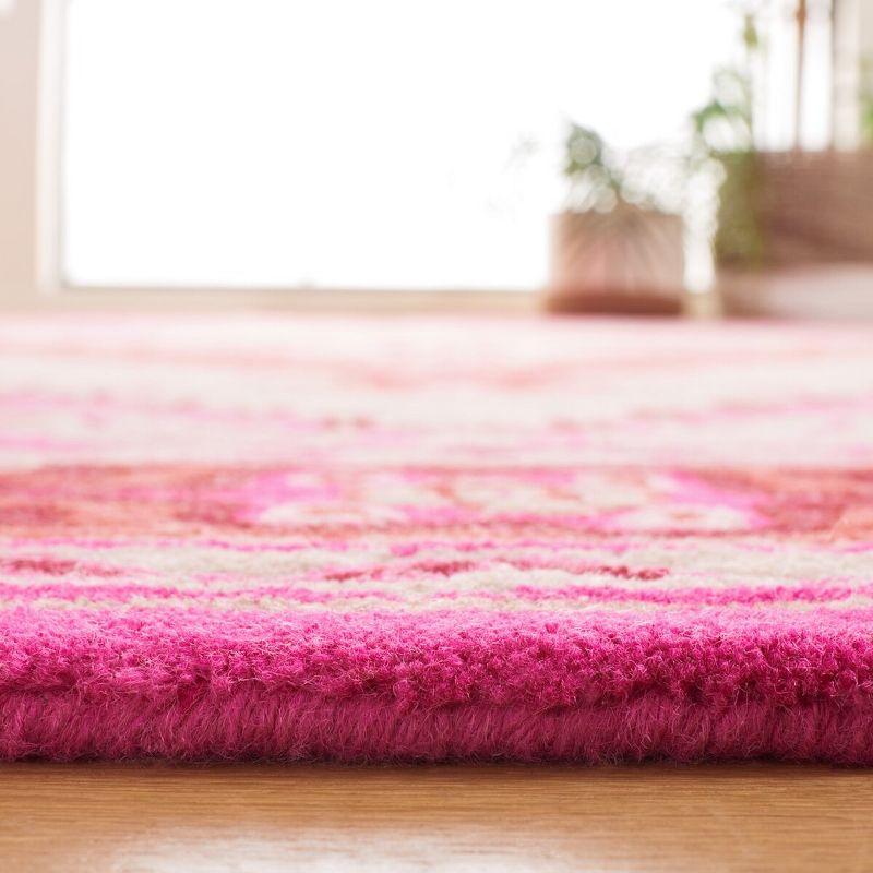 Bellagio BLG545 Hand Tufted Area Rug - Red Pink/Ivory - 5'x8' - Safavieh.