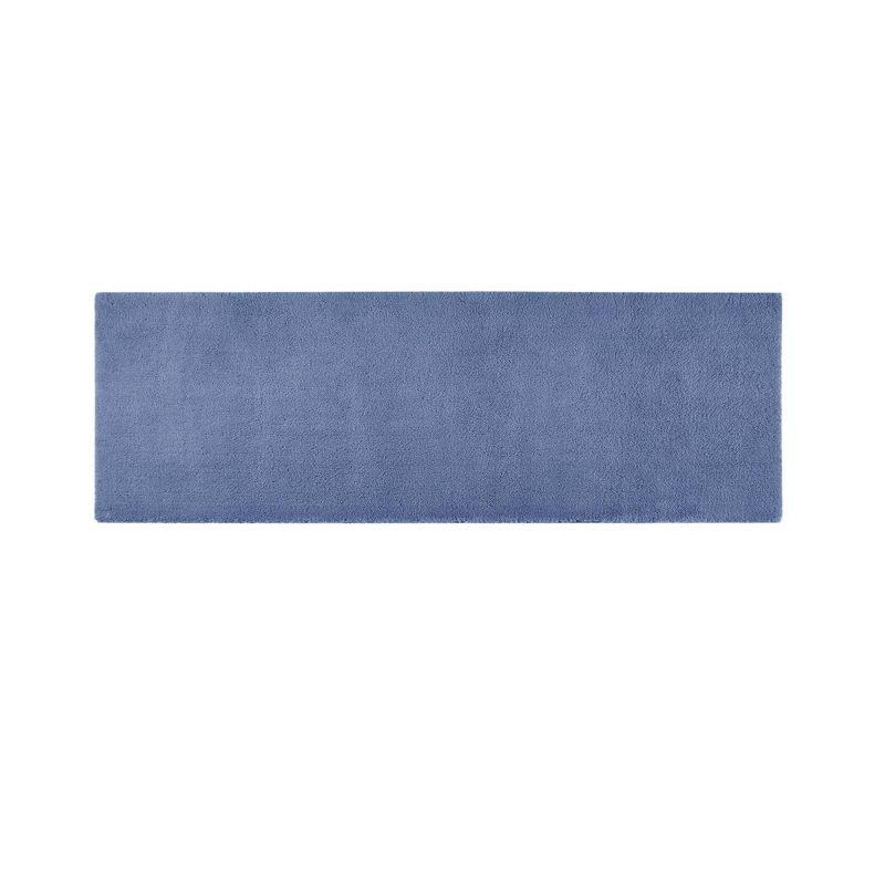 Marshmallow Quick-Dry Navy Microfiber Bath Rug