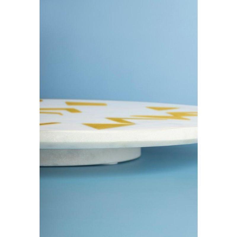 Olympia Marble Lazy Susan 16"