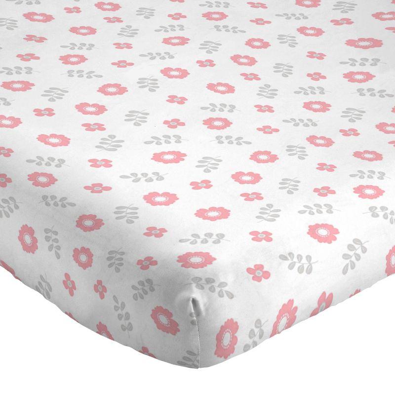 Saturday Park Cutout Floral 100% Organic Cotton Sheet Set