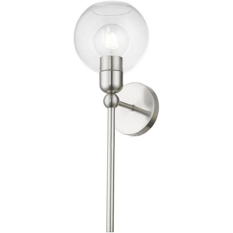 Livex Lighting Downtown 1 - Light Sconce in  Brushed Nickel