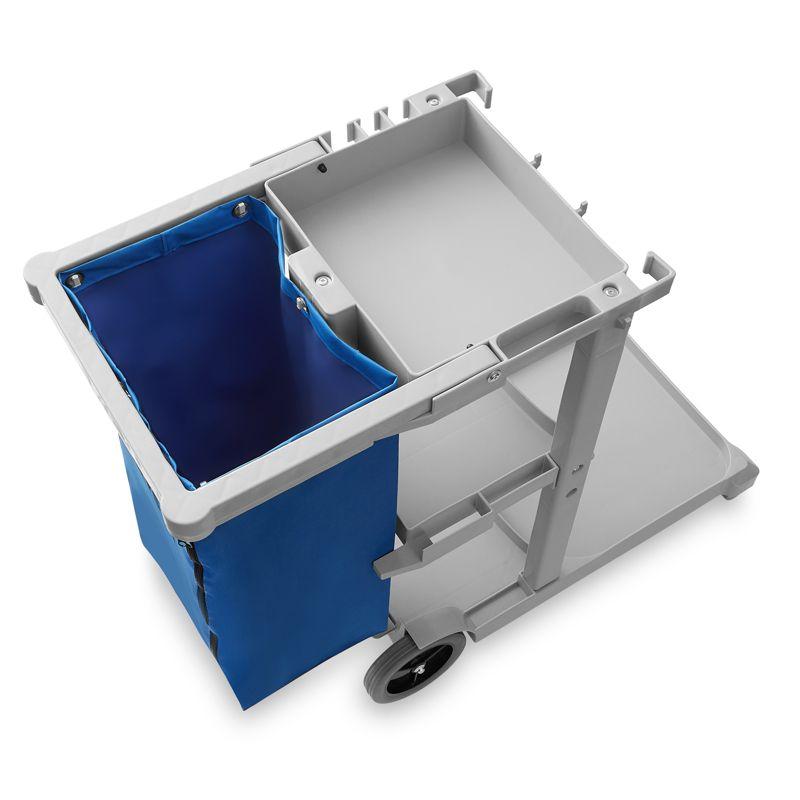 45" L x 20" W Commercial Janitorial Cleaning Cart, Holds 300 Lbs.