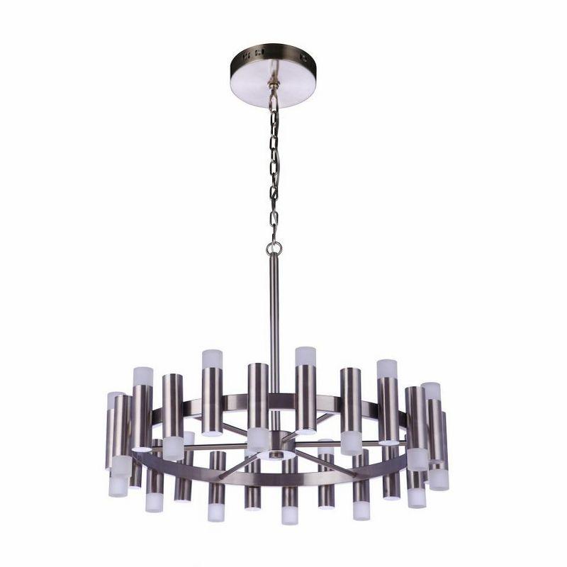 Craftmade Lighting Simple Lux 24 - Light Chandelier in  Brushed Polished Nickel