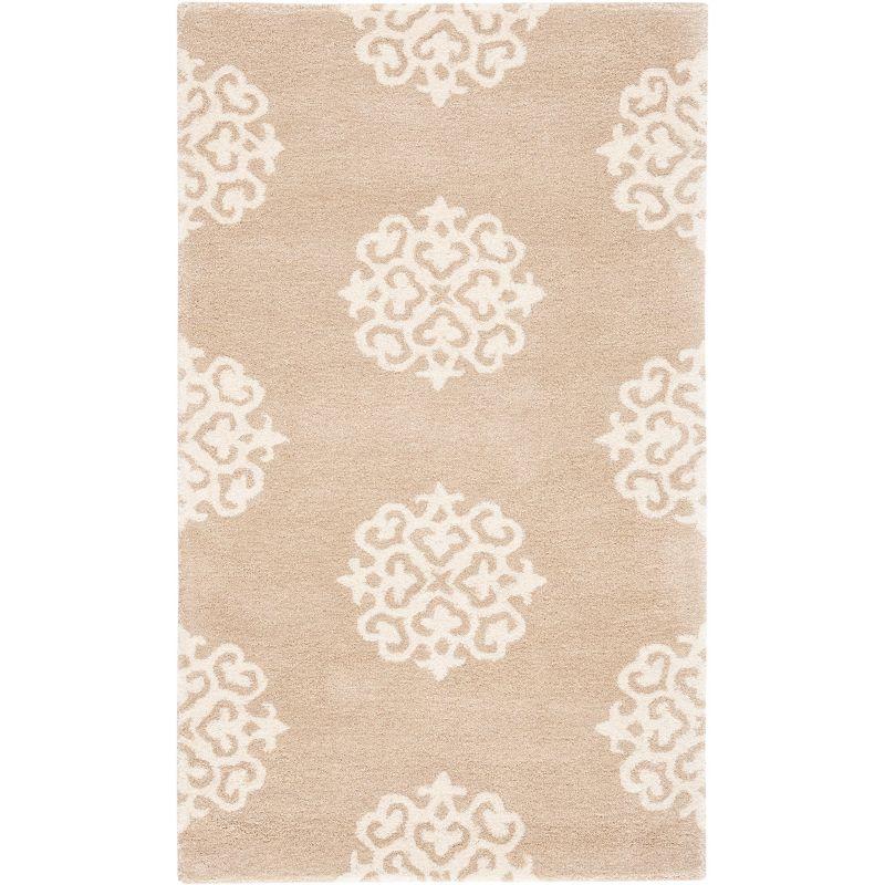 Soho SOH724 Hand Tufted Indoor Accent Rug - Beige/Ivory - 2'9"x4'9" - Safavieh
