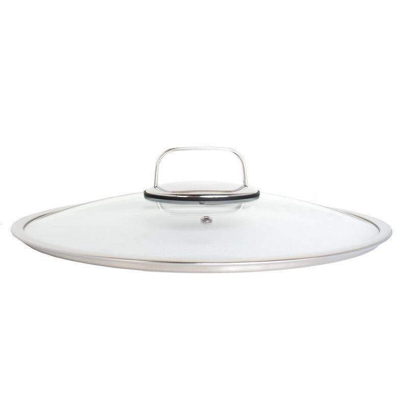 Livwell Livwell DiamondClad 14-inch Hybrid Nonstick Stainless Steel Everything Fry Pan Skillet with Tempered Glass Lid