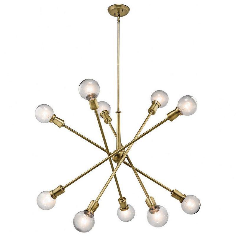 Kichler Lighting Armstrong 10 - Light Chandelier in  Natural Brass