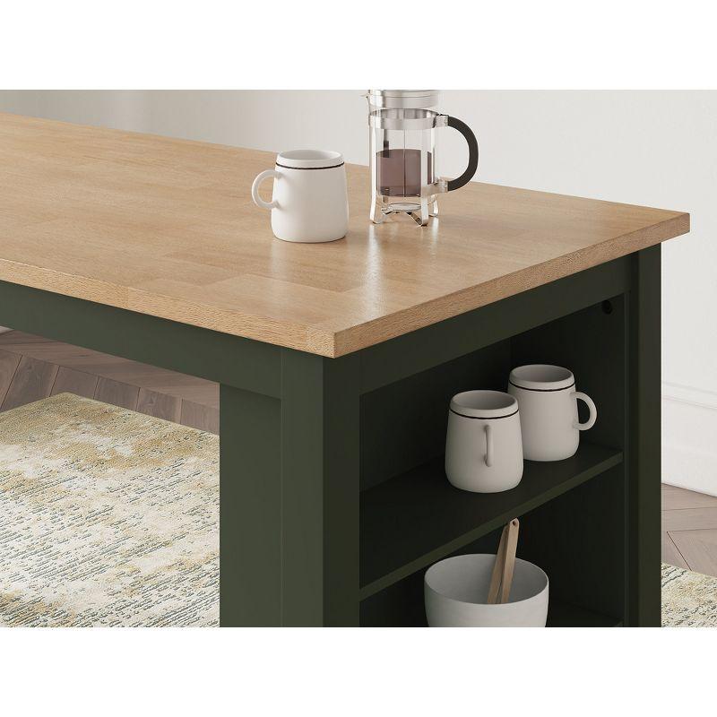 Signature Design by Ashley Gesthaven Counter Height Dining Table with Butcher Block Top