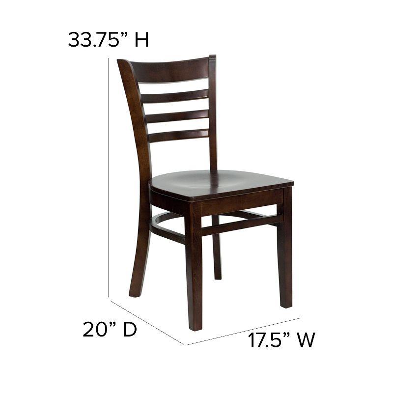 Red Barrel Studio® Ladder Back Wooden Restaurant Chair