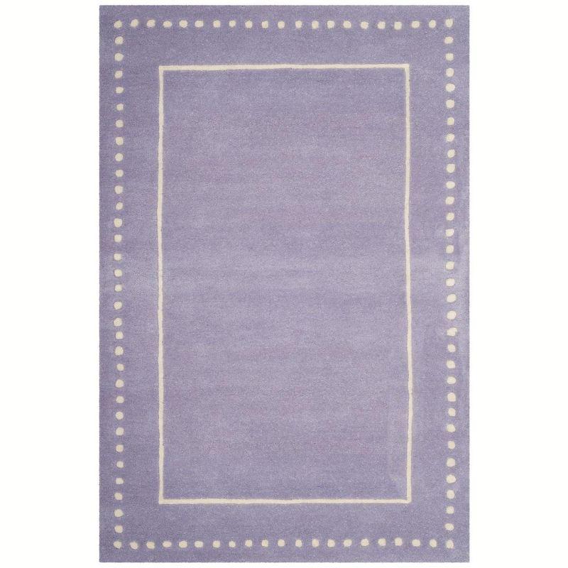 Bella BEL151 Hand Tufted Area Rug - Lavander/Ivory - 4'x6' - Safavieh.
