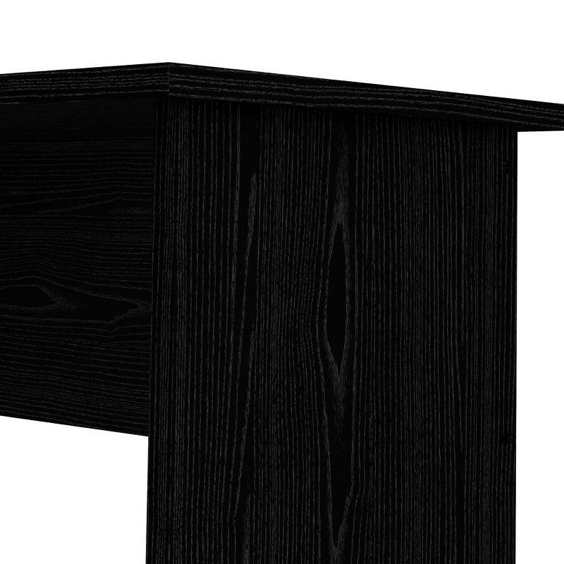 Tvilum,Desk with 4 Drawers Black Woodgrain