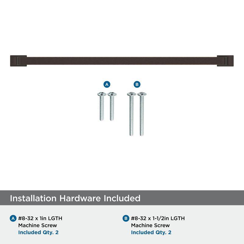 Amerock Westerly 12-5/8 inch (320mm) Center-to-Center Oil-Rubbed Bronze Cabinet Pull