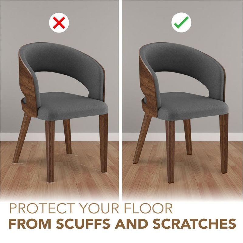 45 Pcs. Felt Furniture Pads - Protect Various Floors Including Hardwood, Laminate, Tile, and Vinyl