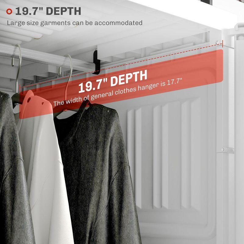 HomCom 27.25'' Fabric Portable Wardrobe