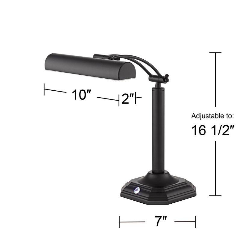 Adjustable Black Bronze Metal LED Desk Lamp for Kids