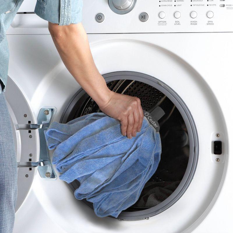 O-Cedar Microfiber Cloth Mop & QuickWring Bucket System with 1 Extra Mop Head Replacement