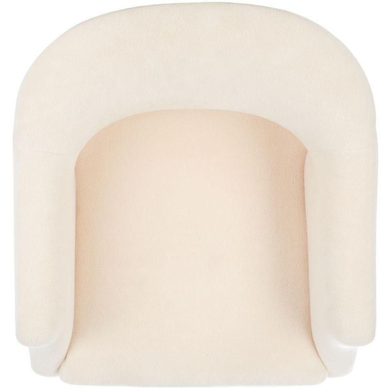 Quartz Swivel Accent Chair - SFV4736 - Ivory/Gold - Safavieh Couture