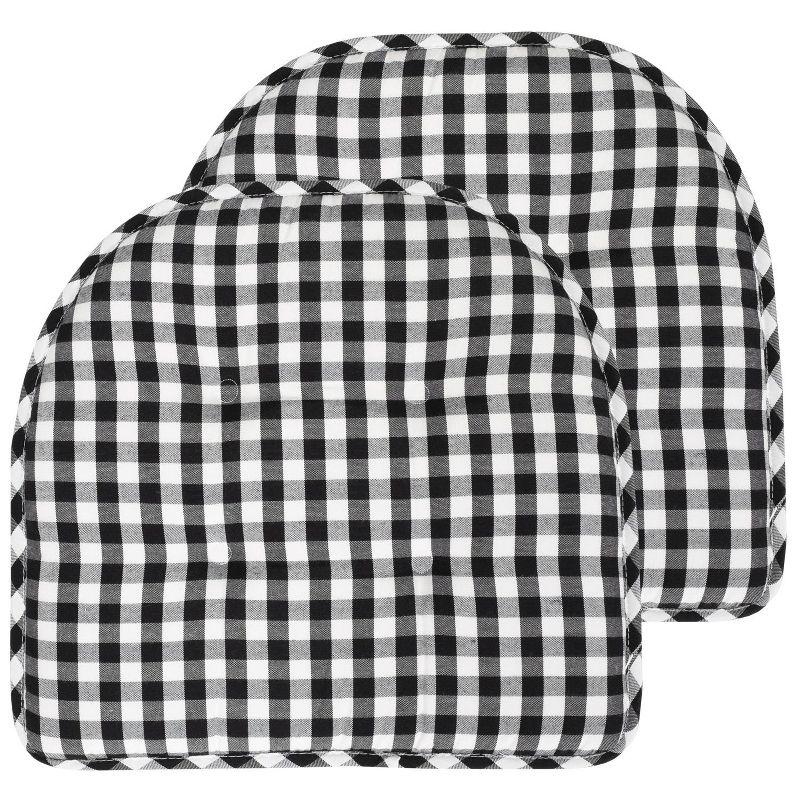 Buffalo Pattern Non-Slip Indoor Chair Pad Cushion