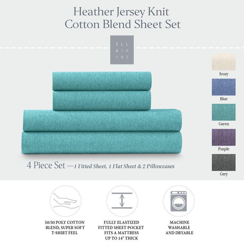 Ella Jayne Home Ella Jayne Jersey 4-Piece Sheet Set