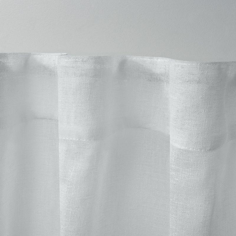 Belgian HT Synthetic Sheer Curtain Pair