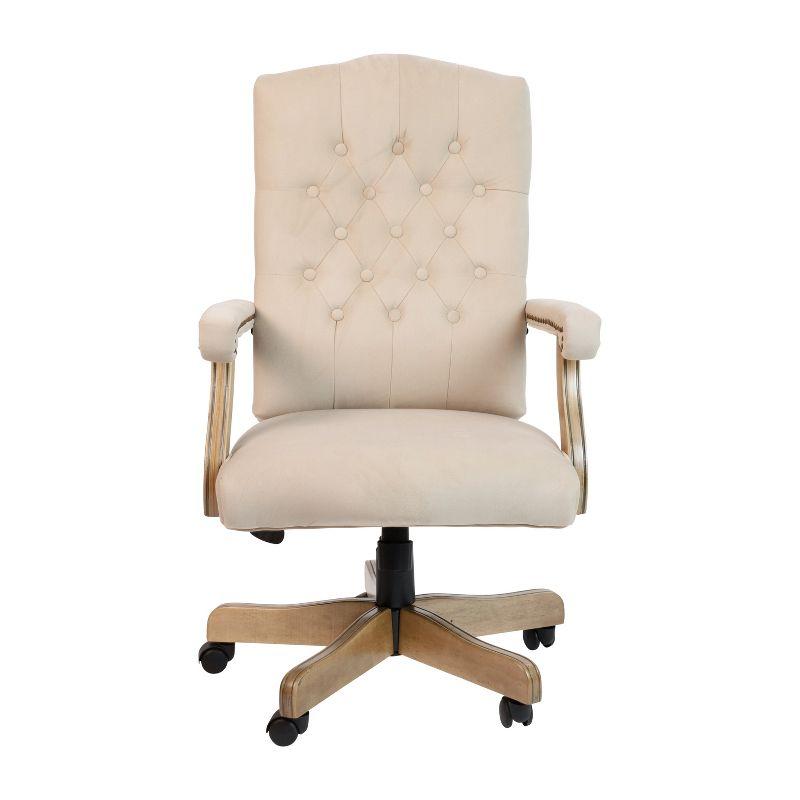 Flash Furniture Martha Washington Executive Swivel Office Chair with Arms