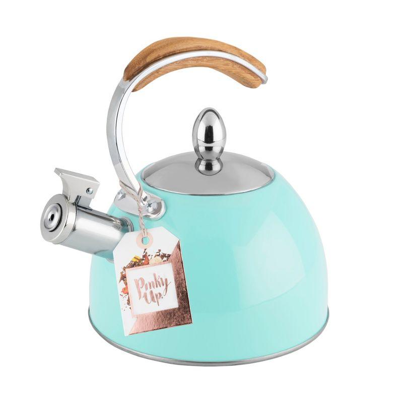 Pinky Up Presley Tea Kettle, Stainless Steel,70 oz