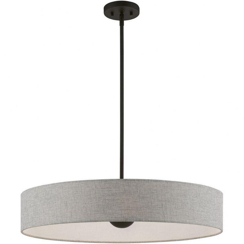 Livex Lighting Elmhurst 5 - Light Pendant in  Black