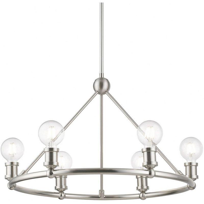 Livex Lighting Lansdale 6 - Light Chandelier in  Brushed Nickel