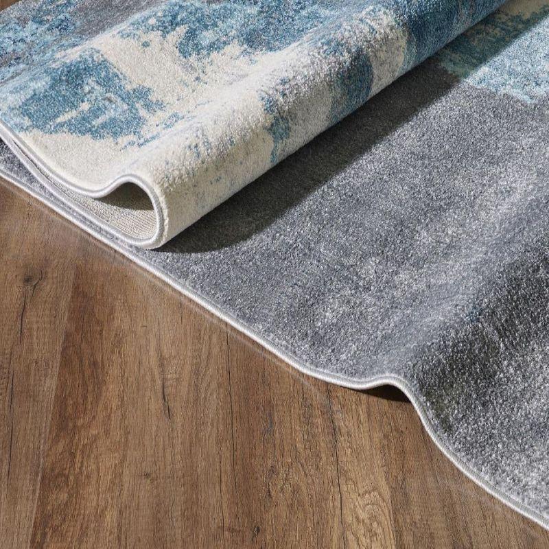 Luxe Weavers Abstract Distressed Area Rug