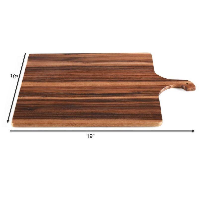 Large Acacia Wood Rectangular Cutting and Serving Board