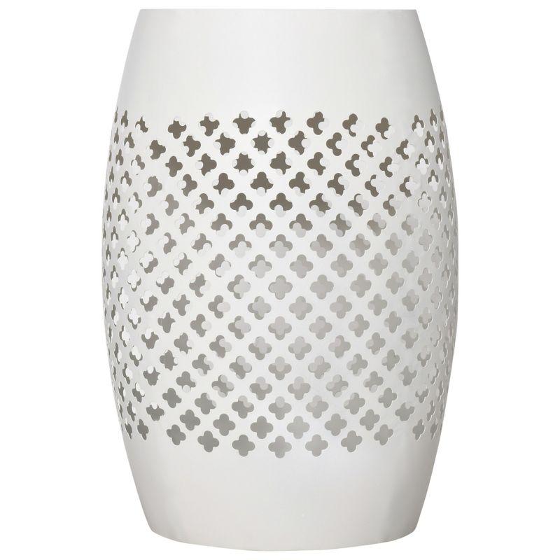 Latitude Run® Outsunny 12.5" Steel Round Patio End Table - Versatile Indoor & Outdoor Accent