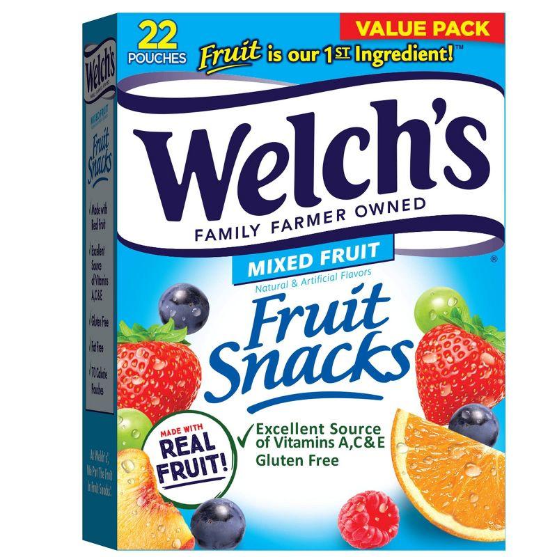 WELCH'S Fruit Snacks Mixed Fruit - 17.6oz/22ct