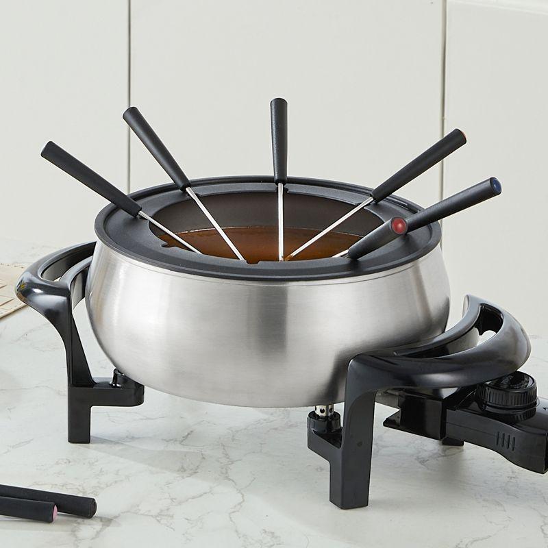 Vevor 3 qt. Stainless Steel Fondue Set & Reviews | Wayfair