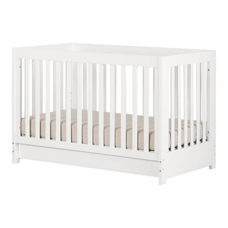 Yodi Crib with Drawer - White - South Shore