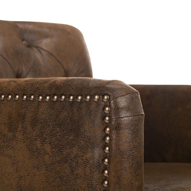 Colin Chair - HUD8212 - Brown - Safavieh