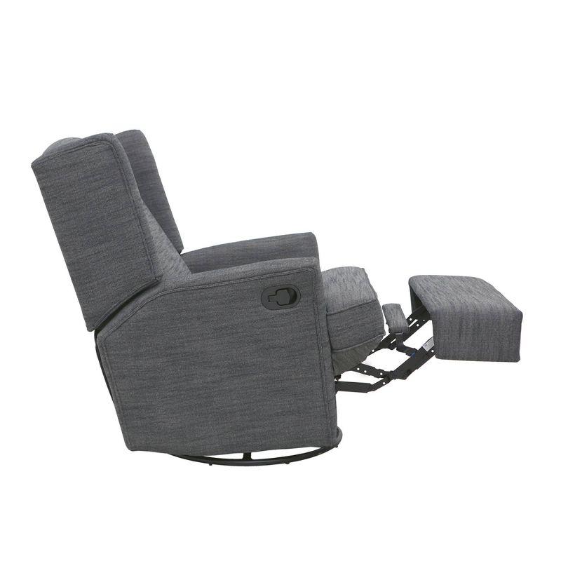Heming Wingback Recliner Nursery Glider