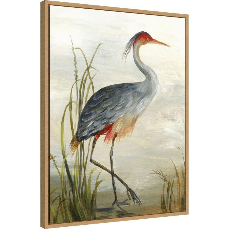 Amanti Art Grey Heron by Aimee Wilson Framed Canvas Wall Art