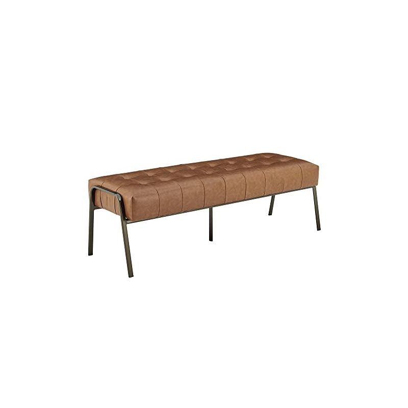 New Pacific Direct Venturi PU Tufted Bench